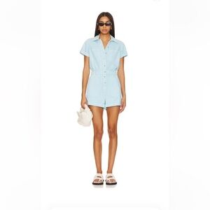 NWT Cannon Romper in Spring Blue Denim
Show Me Your Mumu Small